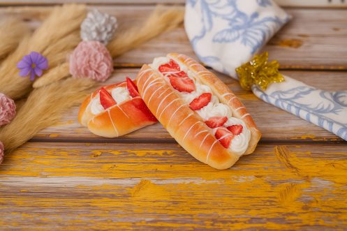 Strawberry Cream Bun