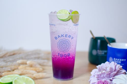 Butterfly Pea Sparkling Soda