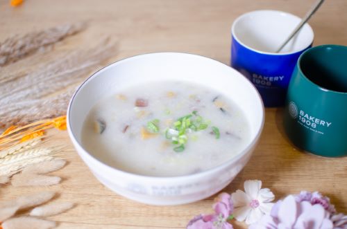 pork & preserved egg congee
